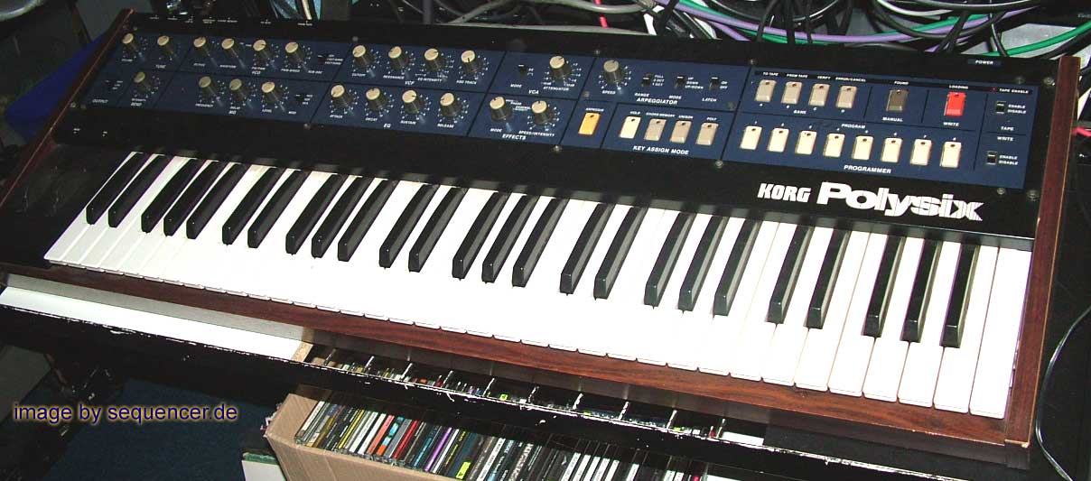Korg Polysix Poly6 synthesizer