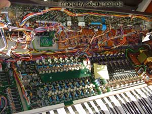 Korg Trident Korg Trident mk2 opened synthesizer