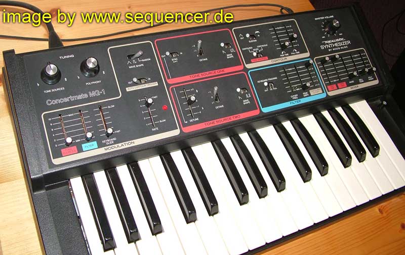 Moog ConcertmateMG1 synthesizer