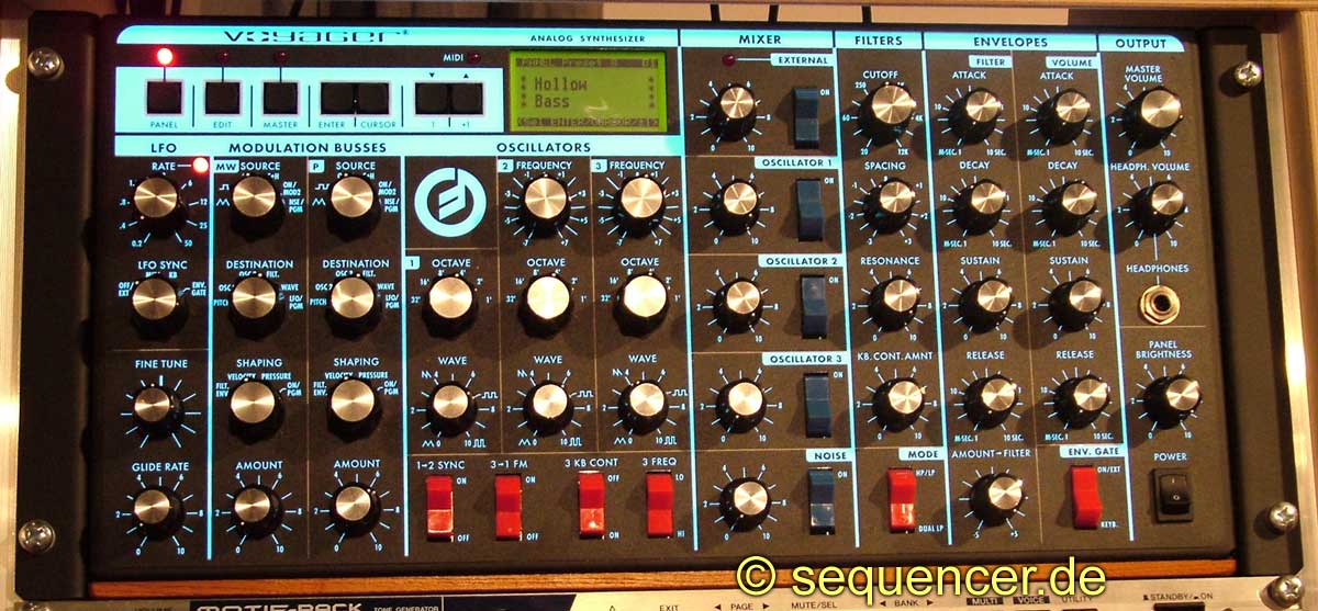 Minimoog Voyager Rack Moog Minimoog Voyager Rack synthesizer