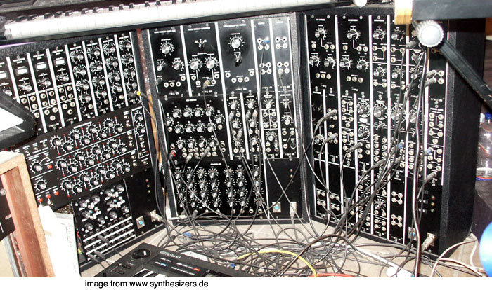 moog modular synthesizer system