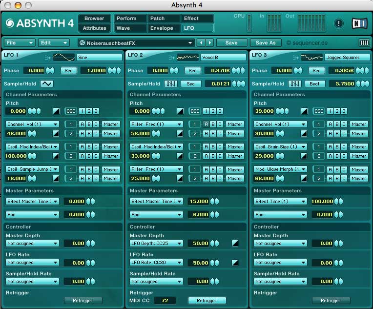 Native Instruments Absynth synthesizer