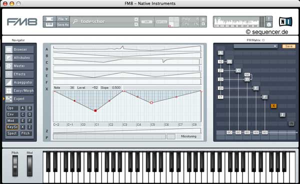 Native Instruments FM7, FM8 synthesizer