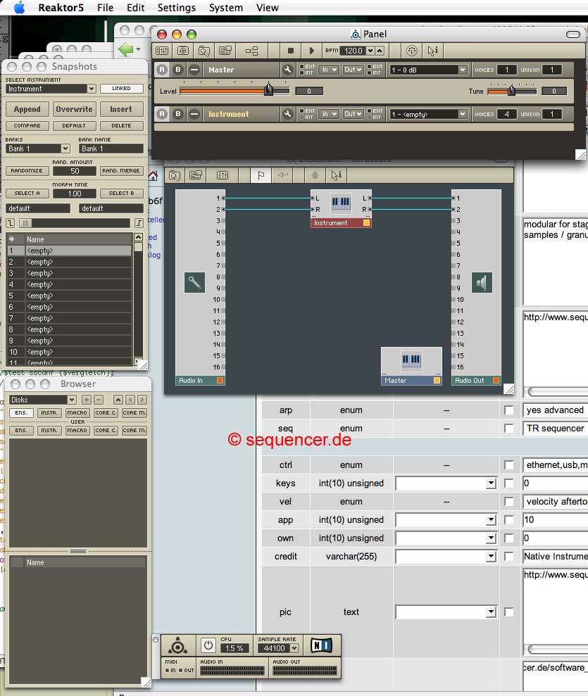 Native Instruments Reaktor synthesizer