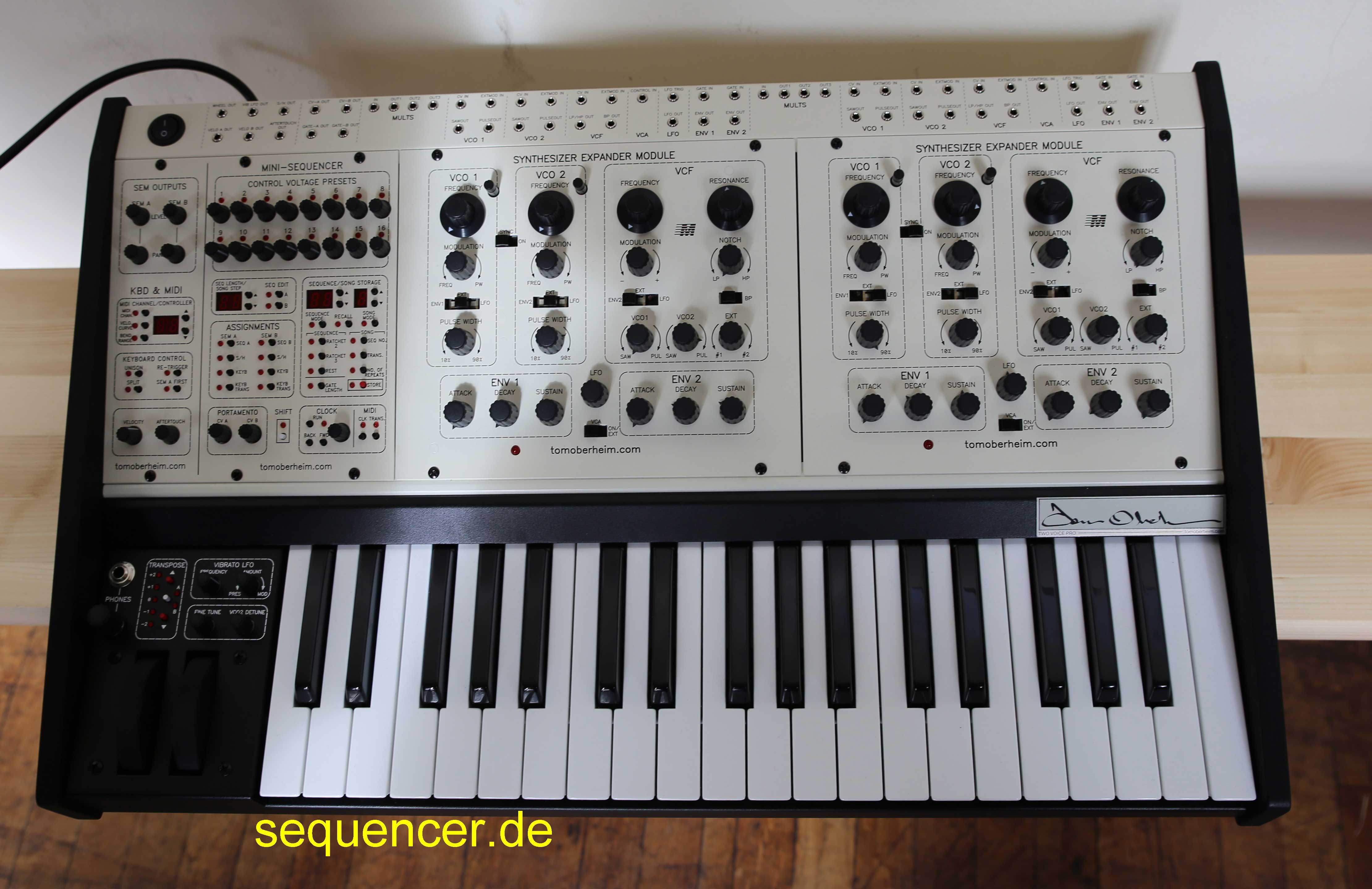 Tom Oberheim TVS, Pro synthesizer
