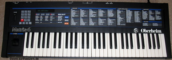 Oberheim Matrix 6 synthesizer
