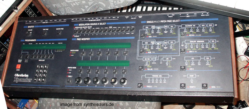 oberheim xpander analog synthesizer