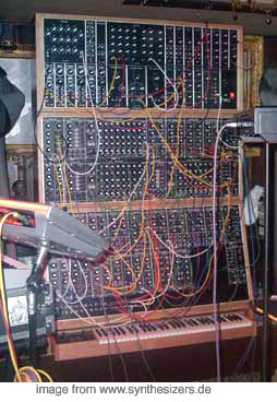 moog modular on stage