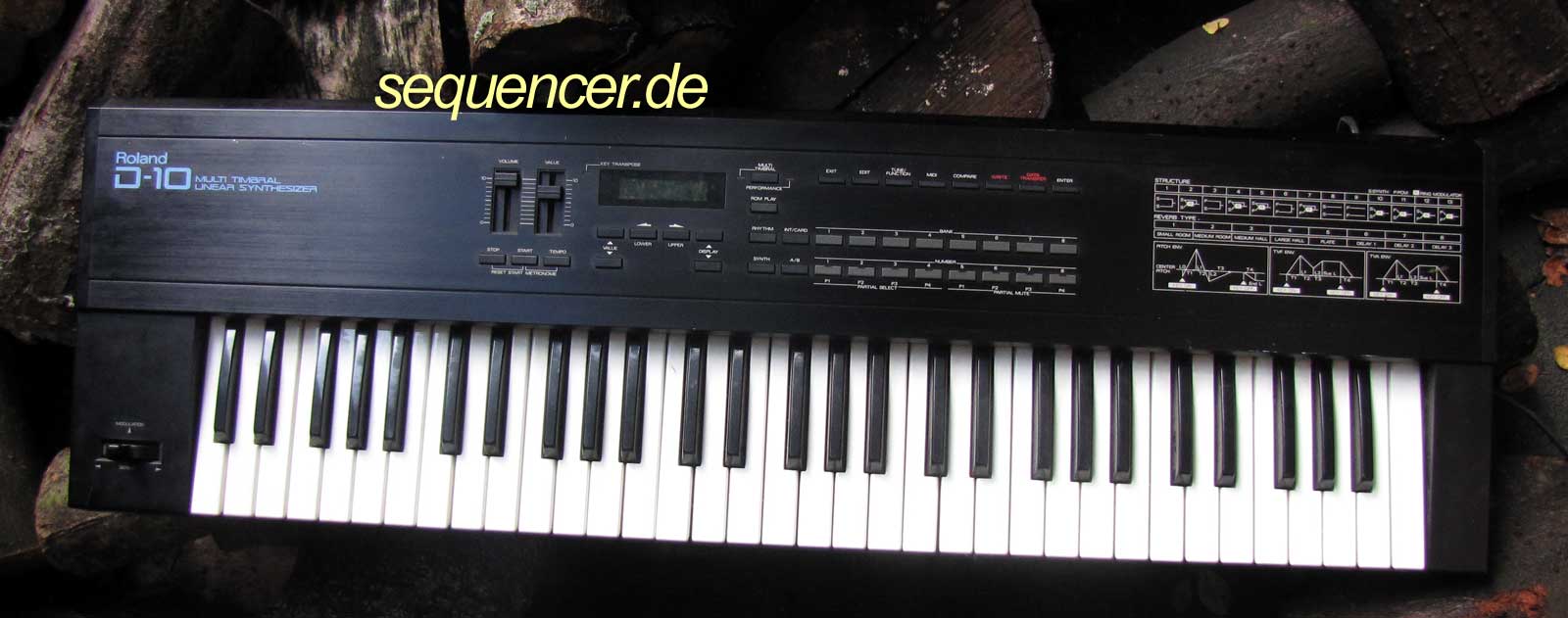 Roland D10, D110 synthesizer