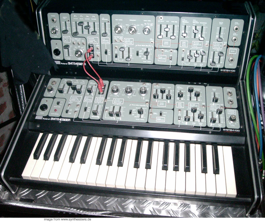 Roland System100 synthesizer