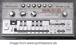 Roland TB303 synthesizer