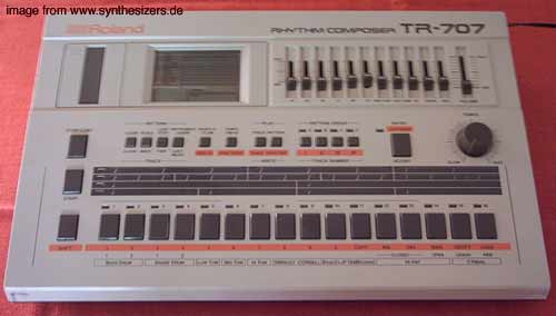 Roland TR707 synthesizer