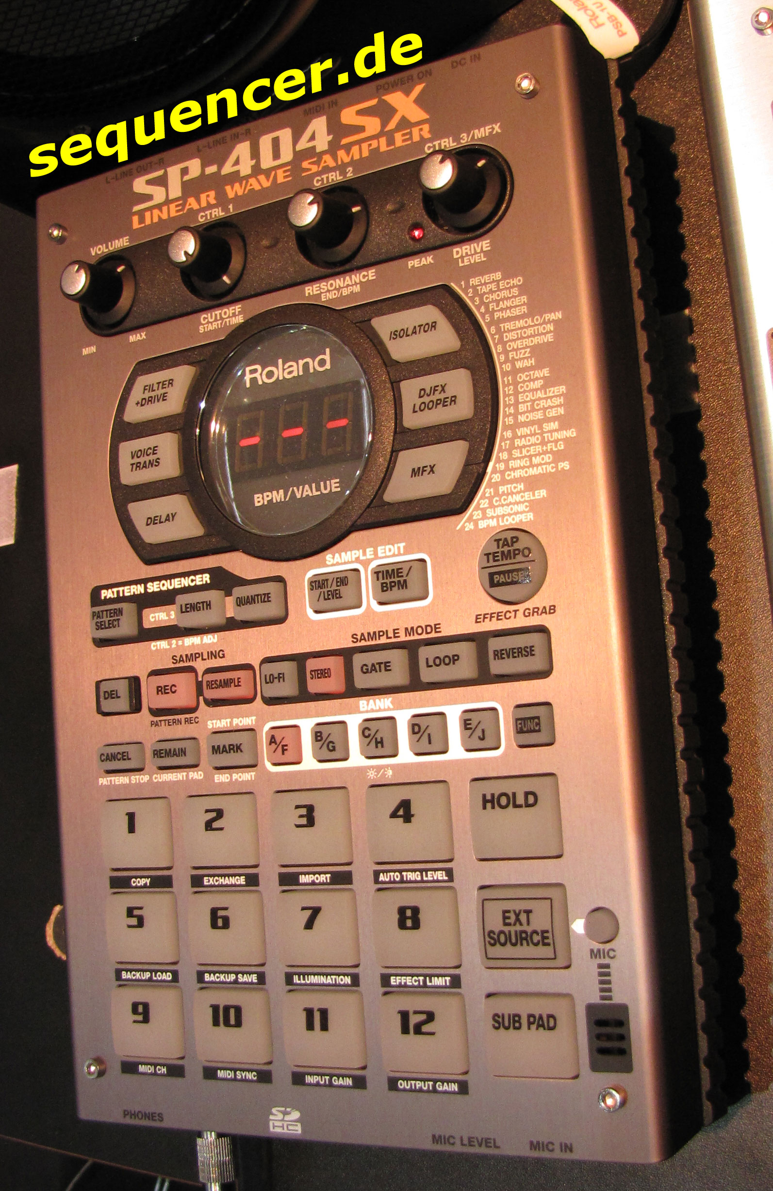 Roland SP404SX synthesizer