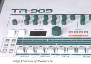 Roland TR909 Roland TR909 synthesizer