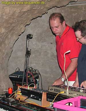 Thomas demonstrating Semtex XL Synthesizer