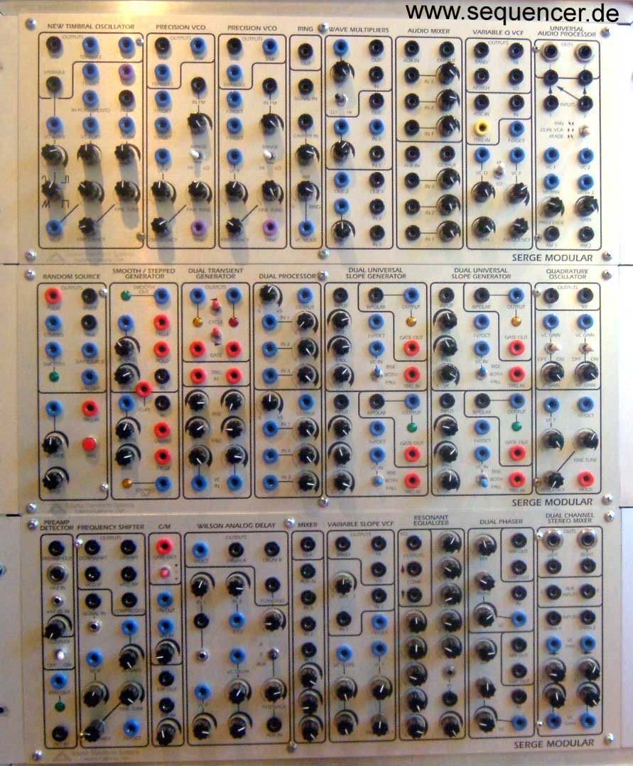 Serge Modular synthesizer