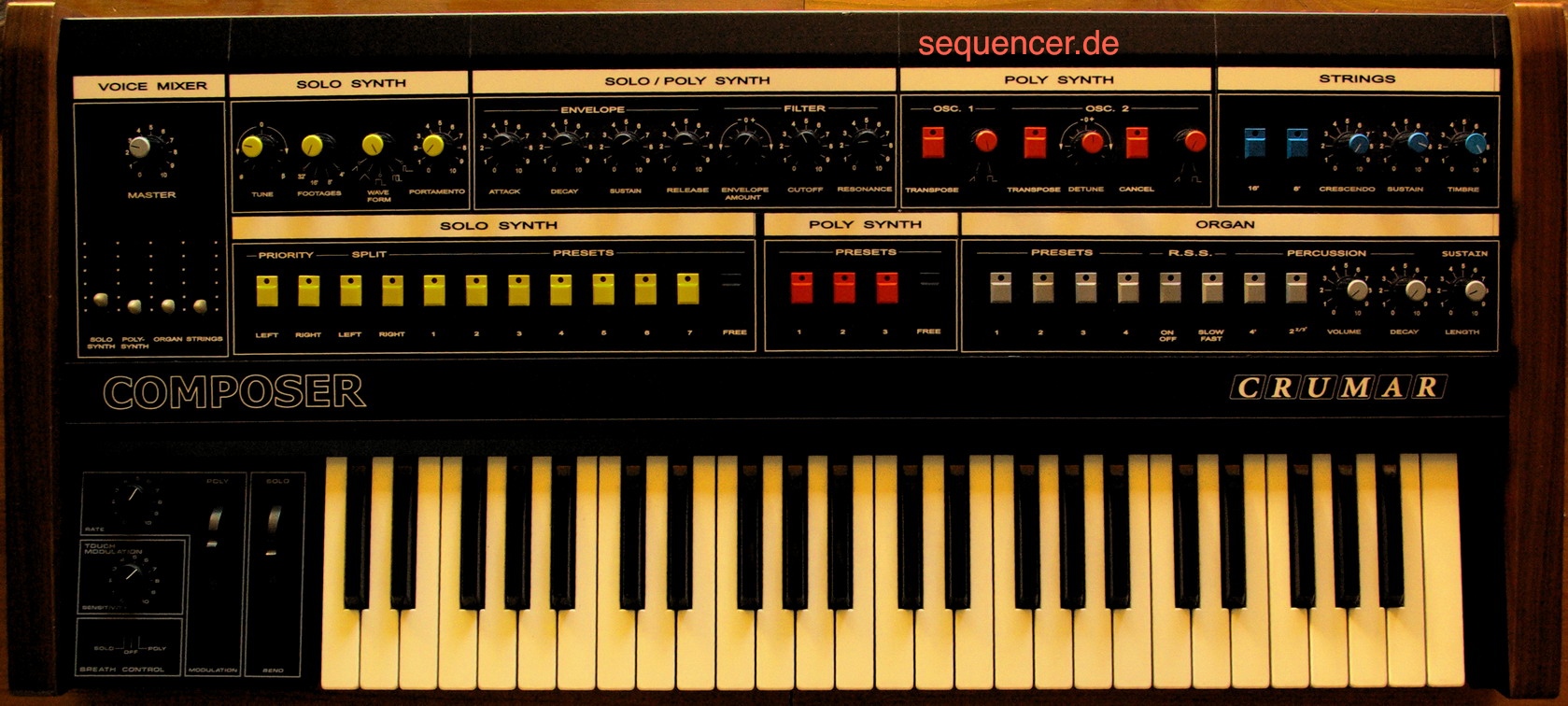 Crumar Composer synthesizer