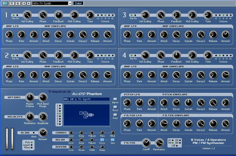 DiscoDSP Phantom synthesizer