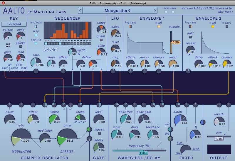 Madrona Aalto synthesizer