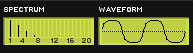 rounded square waveform spectrum