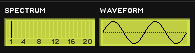 sinus (sine) waveform spectrum