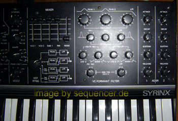 synton syrinx synthesizer filter