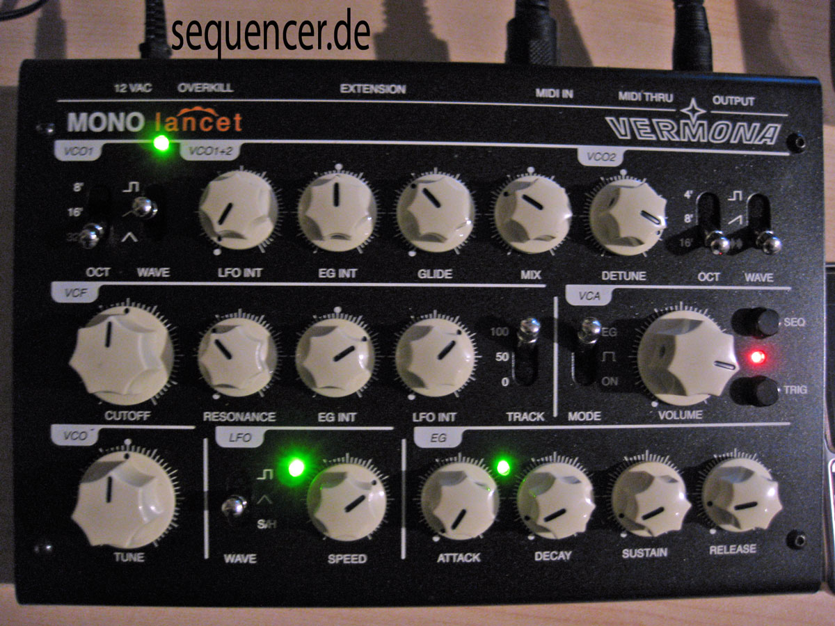 Vermona MonoLancet synthesizer