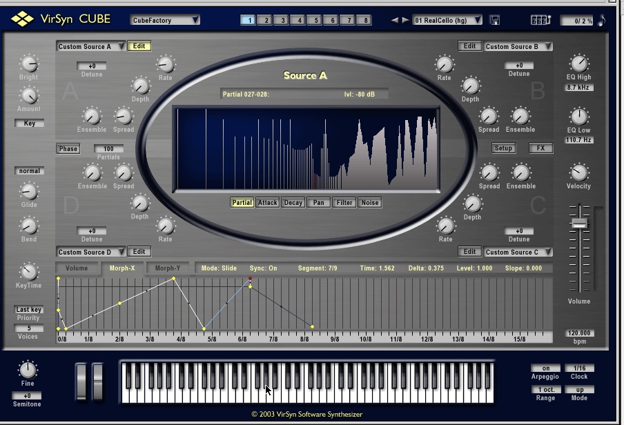 Virsyn Cube synthesizer