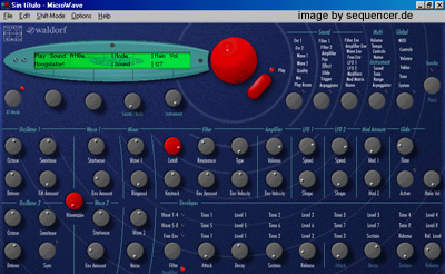Waldorf Microwave-PC Waldorf Microwave PC synthesizer