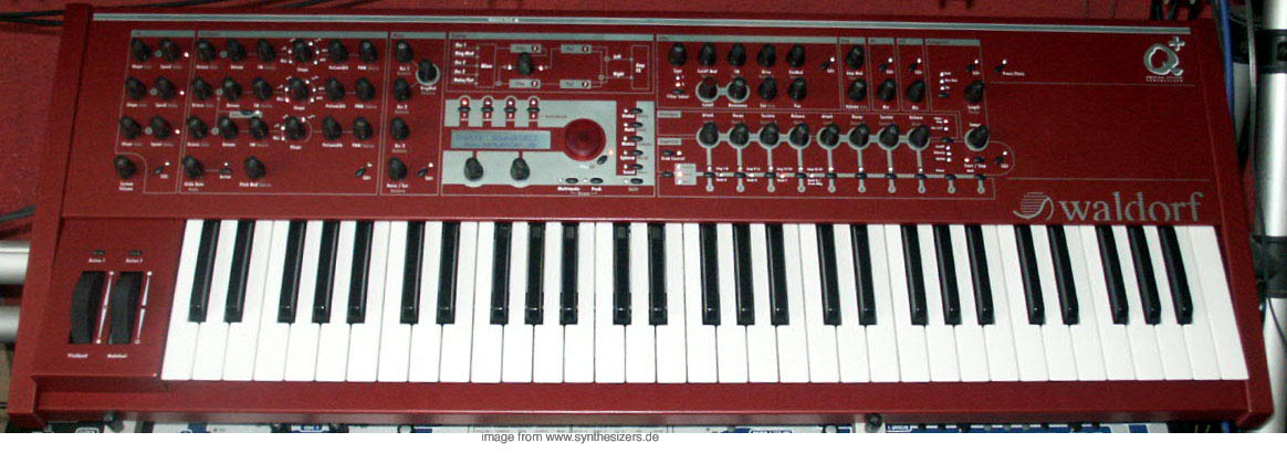 waldorf Q+ synthesizer virtual analogue