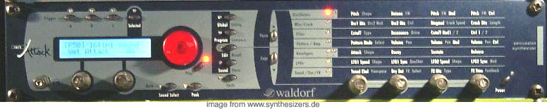 Waldorf Rack Attack synthesizer