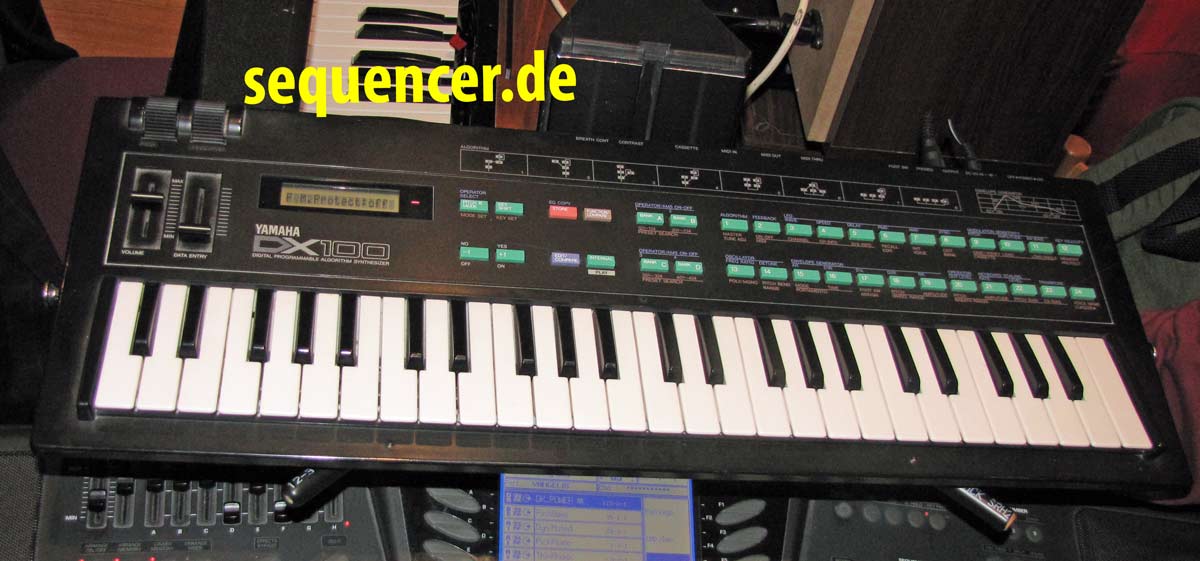 Yamaha DX100 synthesizer