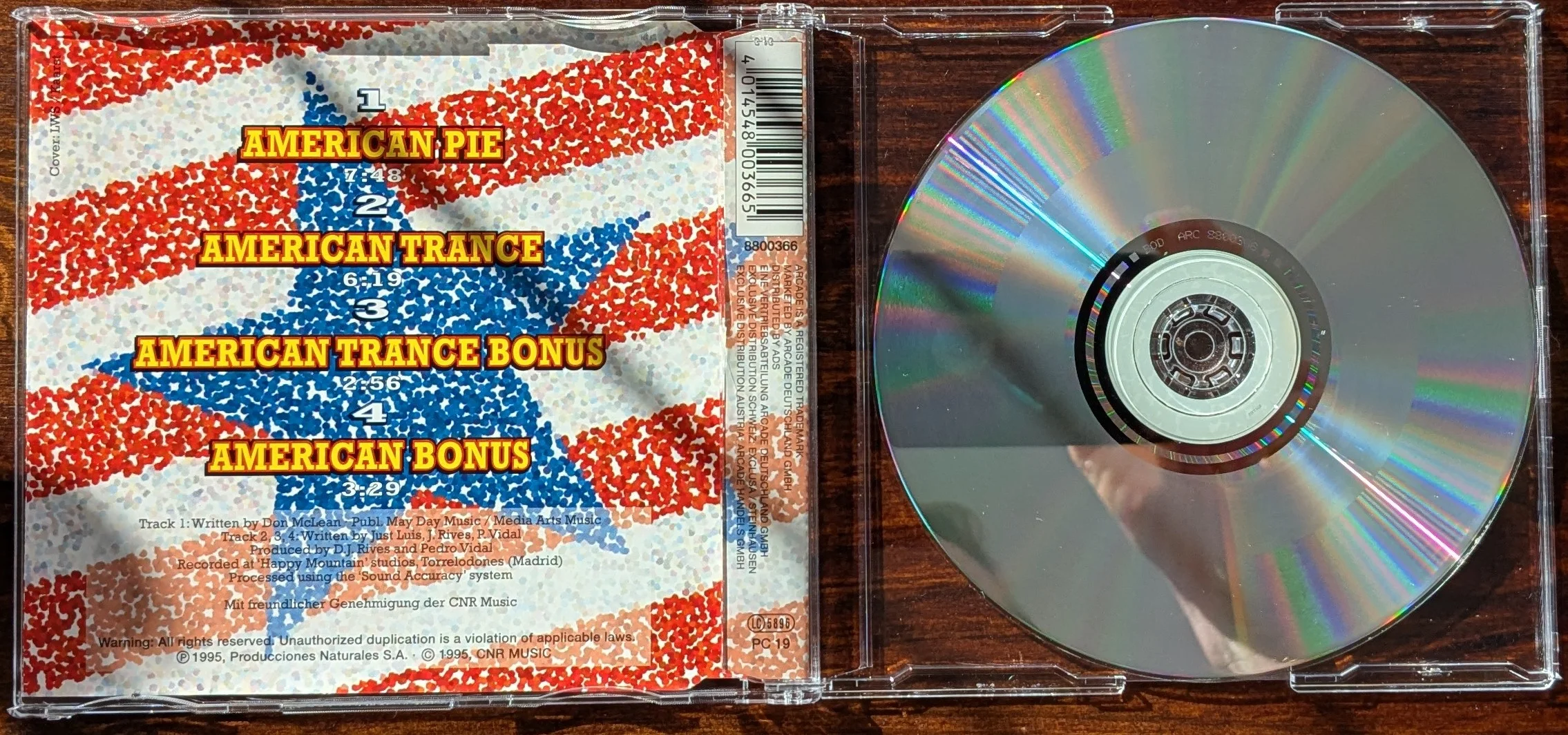 [ARC 8800366] Just Luis - Amerinan Pie -1995 Disc.webp