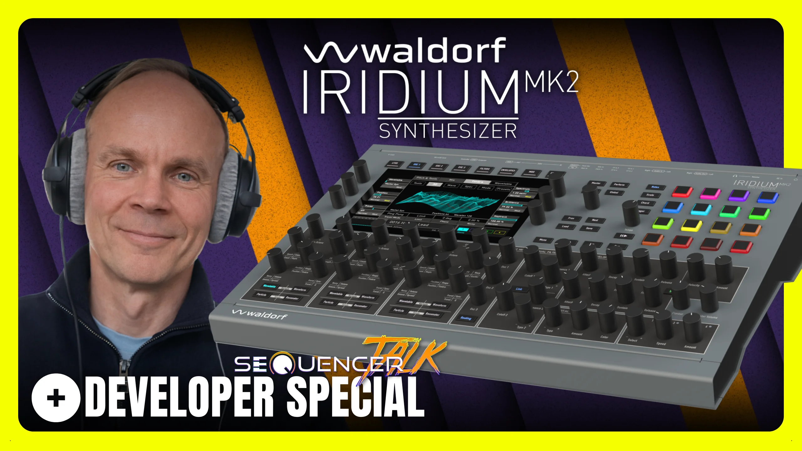 Waldorf Iridium Mk2 - Entwicklertalk mit Rolf mit überraschend vielen neuen Features - Video / SequencerTalk 15:00 jetzt angucken