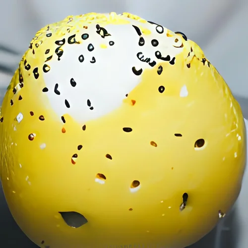 a ball made of cheese with holes -1.webp a ball made of cheese with holes -1.webp