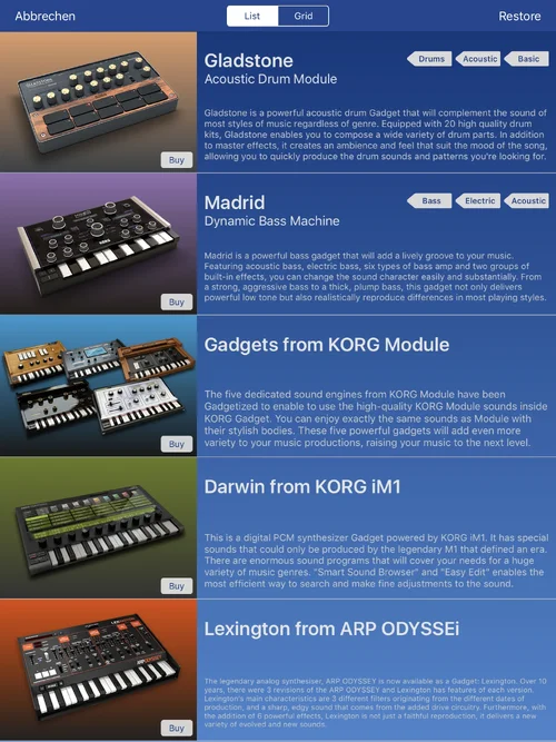 korg odyssey in gadget app ipad.webp
