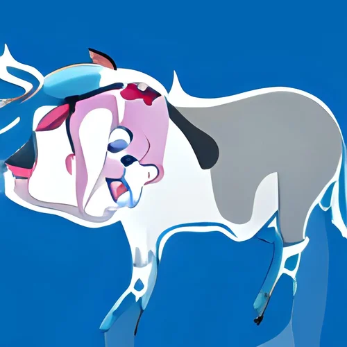 blaue Kuh im Stil von Franz Marc -iStock -5.jpg blaue Kuh im Stil von Franz Marc -iStock -5.jpg