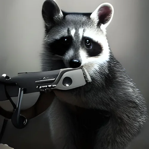 Waschbär mit einer Waffe -6.jpg Waschbär mit einer Waffe -6.jpg