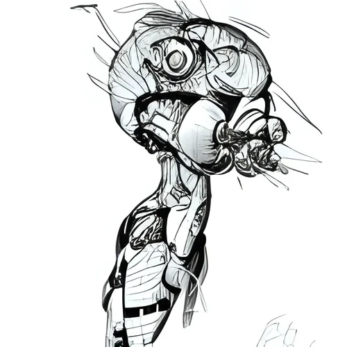 Skizze+Raumschiff und Skizze+Roboter -iStock -6.webp