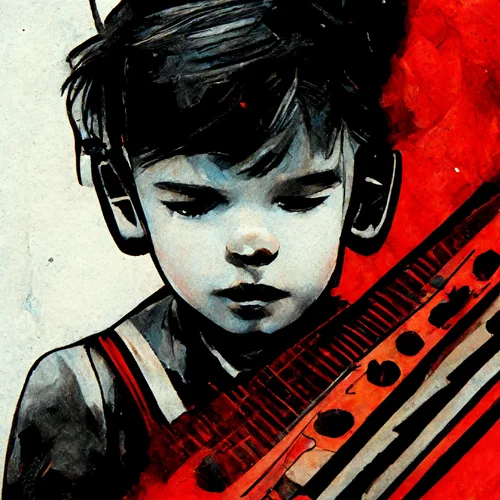 Martin_Kraken_comic_book_art_boy_with_synthesziser_playing_musi_6c3575ee-d420-4517-8b2b-f0d4d...webp