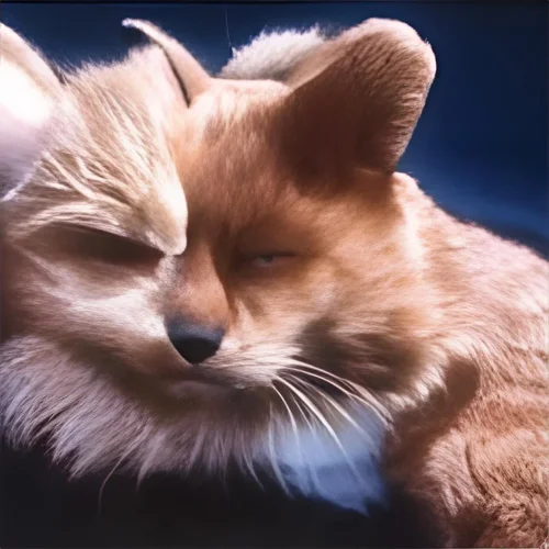 Portrait, 70er Jahre Thriller Geheimagentin, Fuchskatze, Katzenfuchs -iStock -4.webp