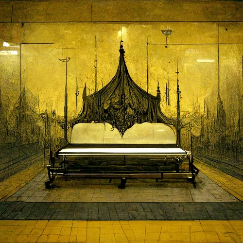 Martin_Kraken_vintage_Gothic_death_bed_with_golden_frame_and_bl_8b9204f4-84e9-4cf1-9340-4346c...webp