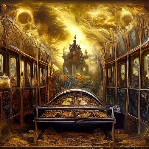 Martin_Kraken_vintage_Gothic_death_bed_with_golden_frame_and_bl_086888ac-d3a1-43a0-bb7b-64642...webp