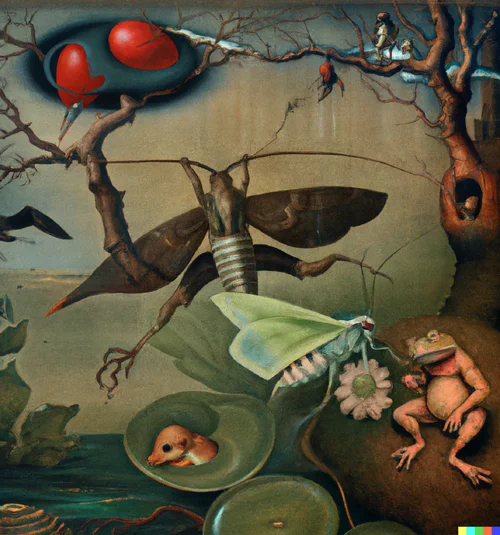 DALL·E 2022-09-07 16.11.43 - complement the existing picture in dark colors in the style of h...webp