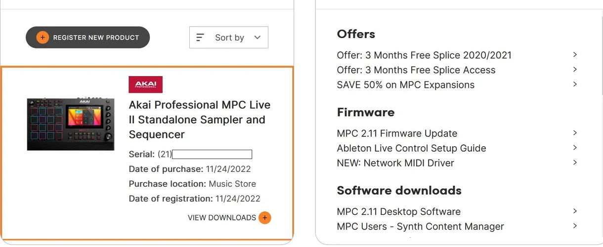 Akai MPC screenshoot  2022-11-26  01.webp
