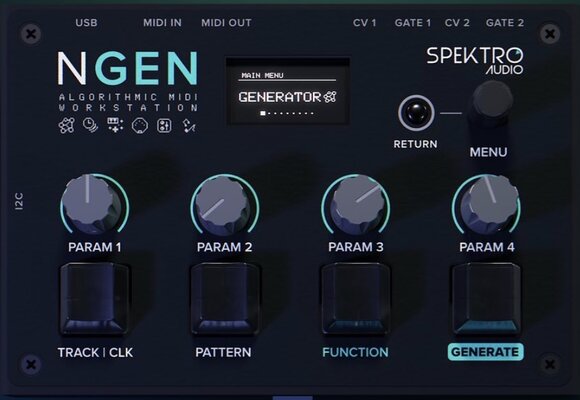 Generativer Sequencer Spektro Audio NGEN