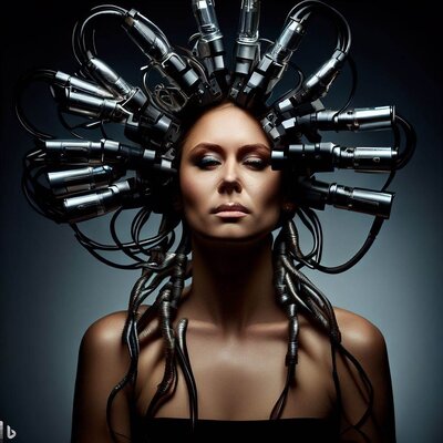 a model with hair made of xlr-cables-8.jpg