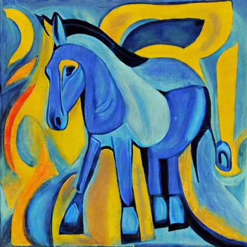oilpainting with the title a blue horse in the style of Franz Marc -4.jpg oilpainting with the title a blue horse in the style of Franz Marc -4.jpg