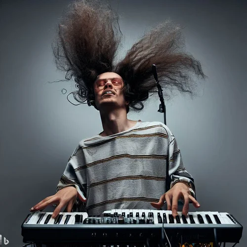 a bottom-head showing funny mimics, tangled short hair, playing a keyboard-synthesizer-3.jpg a bottom-head showing funny mimics, tangled short hair, playing a keyboard-synthesizer-3.jpg