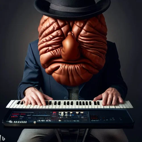 a face made from a well fed arse, funny mimics, playing a keyboard-synthesizer-3.jpg a face made from a well fed arse, funny mimics, playing a keyboard-synthesizer-3.jpg